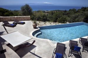 Asteri pool view to Zakynthos